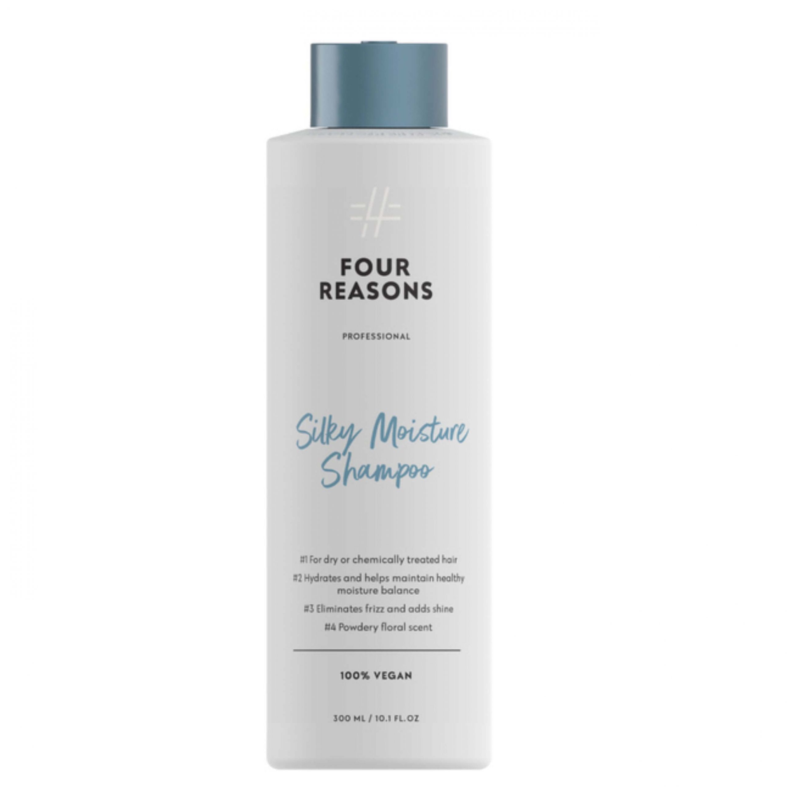 3476 silky shampoo four reasons ШАМПУНЬ УВЛАЖНЯЮЩИЙ Silky Moisture 300 мл — изображение 1