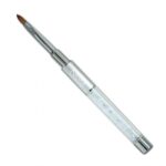 Кисть со стразами закругленная натуральная Diamond 4