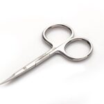 Ножницы SV для кожи закругленные 9,5 см 18 мм — изображение 2