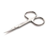 Ножницы SV для кожи плавно-закругленные 10 см 22 мм