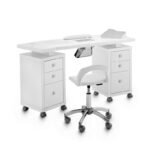 Стол маникюрный 317LX_SQUARE DOUBLE VENTED