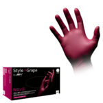 Перчатки Ampri Style Grape нитриловые, размер S,M,L,XS